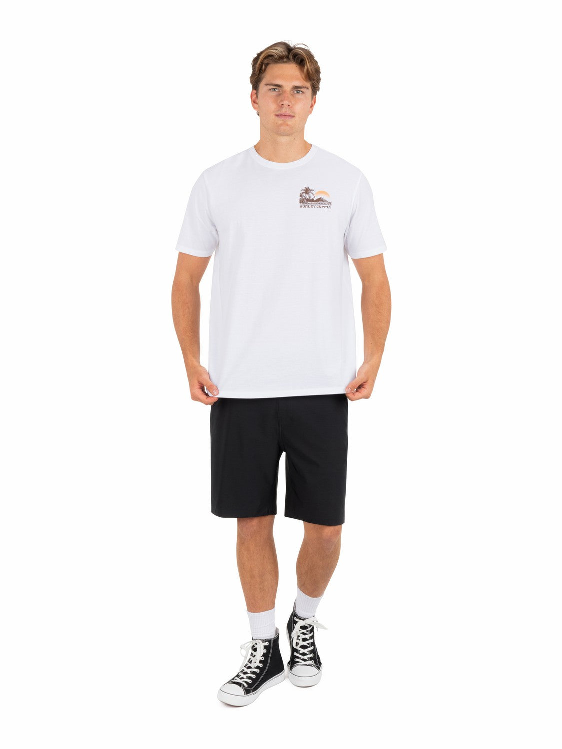Island Scape Short Sleeve | Hurley White T-Shirts
