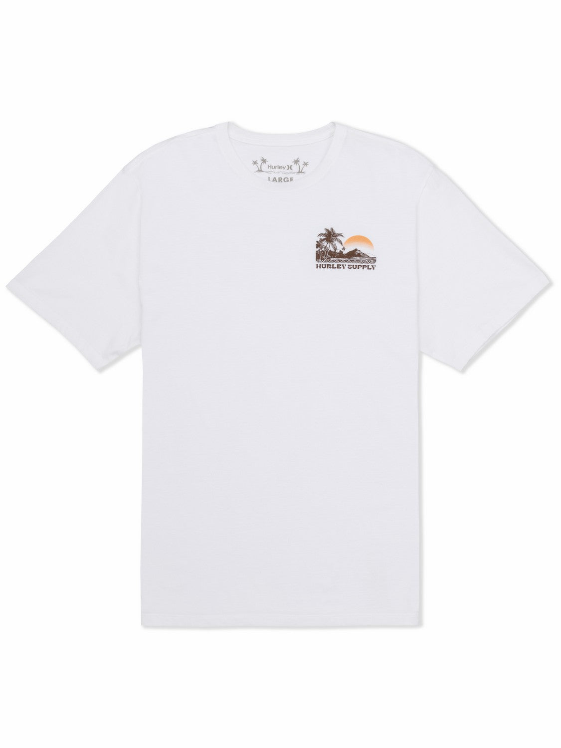 Island Scape Short Sleeve | Hurley White T-Shirts