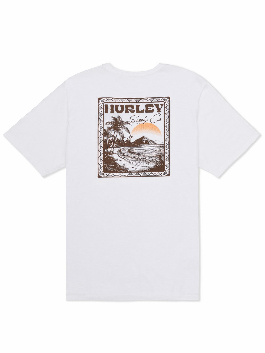 Island Scape Short Sleeve | Hurley White T-Shirts