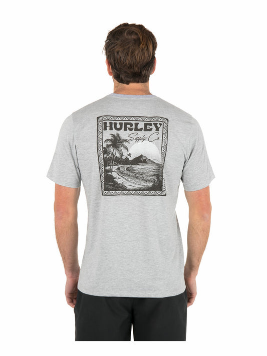 Island Scape Short Sleeve | Hurley Dark Grey Heather T-Shirts