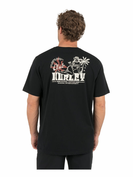 Supper Club Short Sleeve | Hurley Black T-Shirts