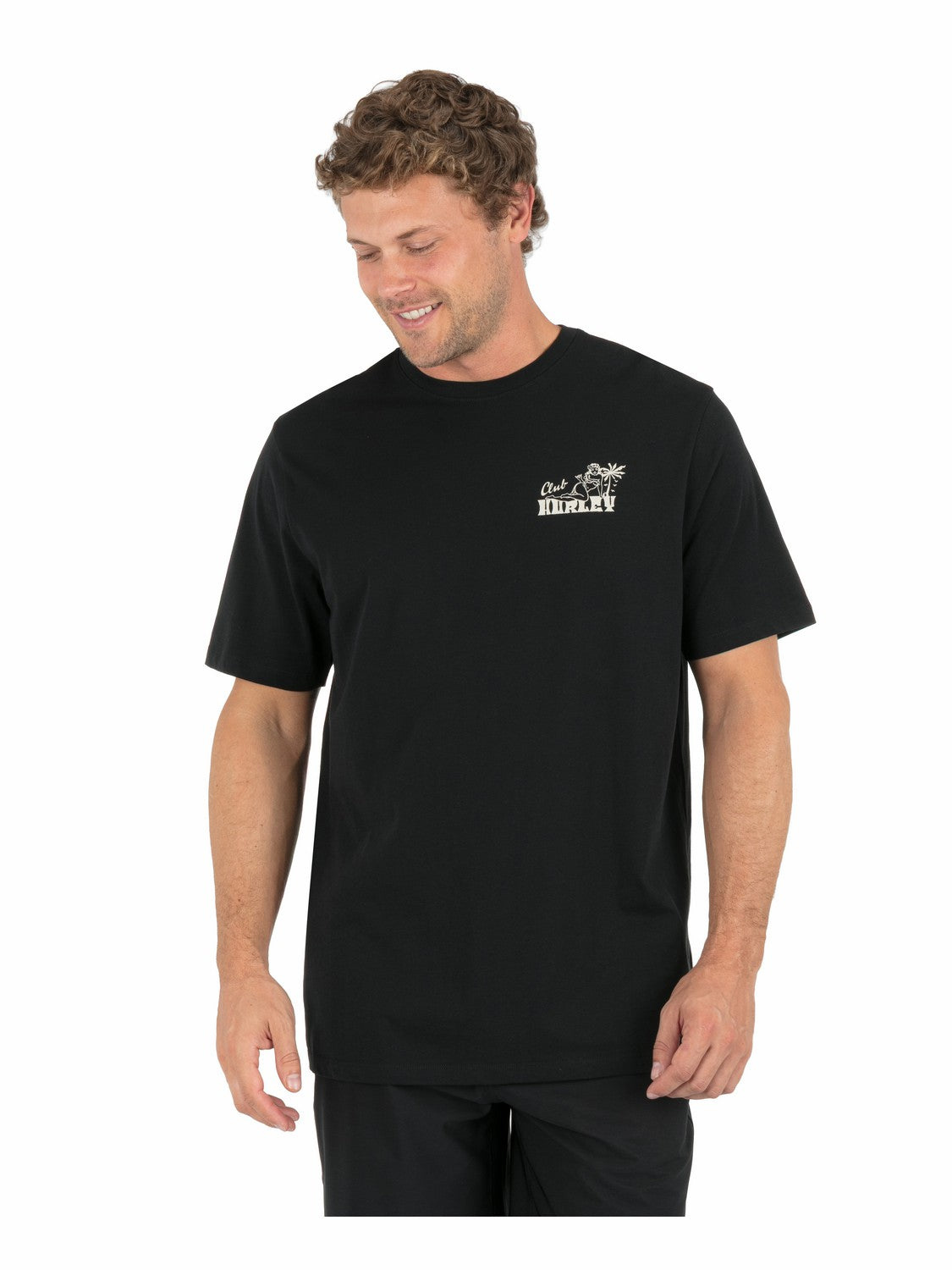 Supper Club Short Sleeve | Hurley Black T-Shirts