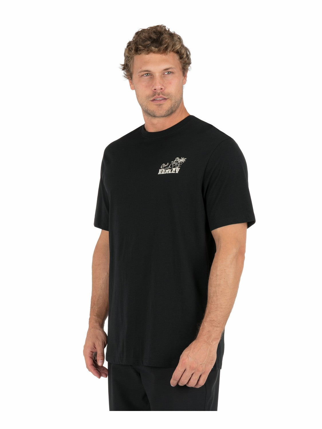 Supper Club Short Sleeve | Hurley Black T-Shirts