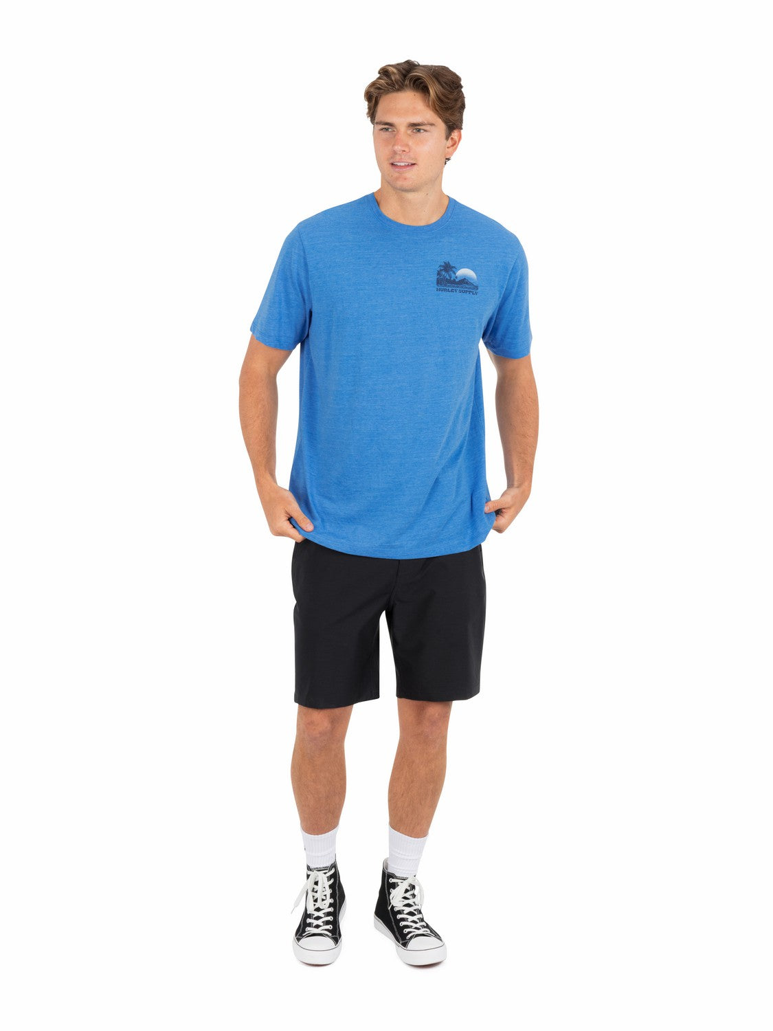 Island Scape Short Sleeve | Hurley Seashore Heather T-Shirts