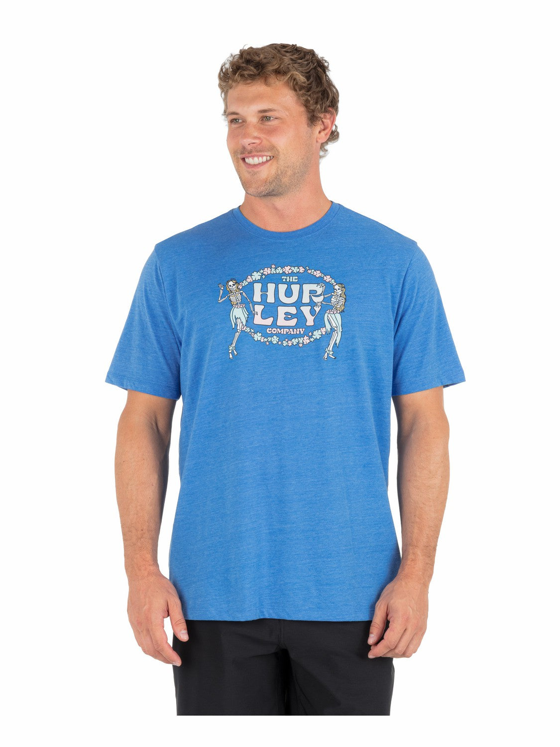 Skull Dancin Short Sleeve | Hurley Seashore Heather T-Shirts