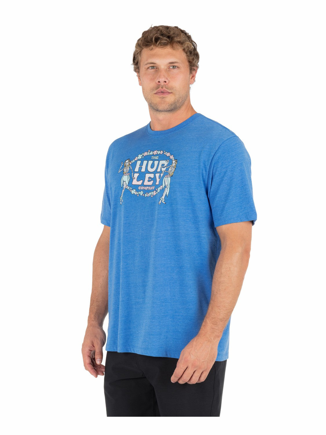 Skull Dancin Short Sleeve | Hurley Seashore Heather T-Shirts