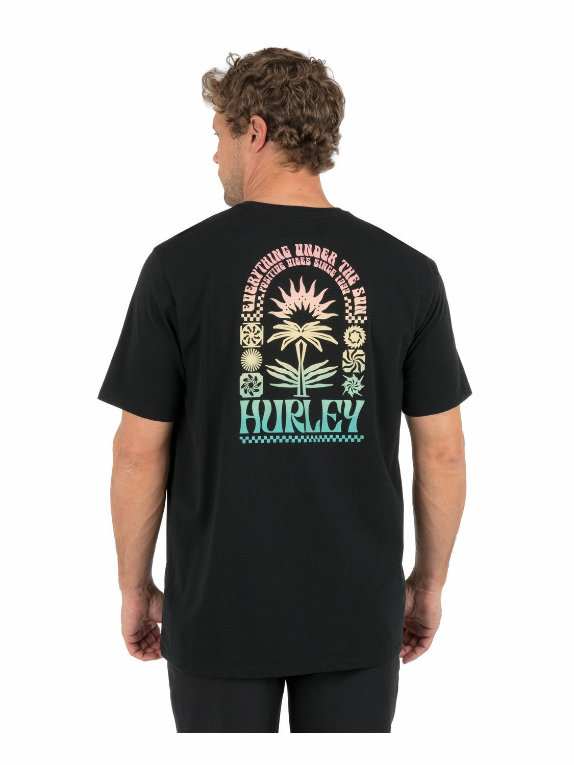 Glyphic Short Sleeve | Hurley Black T-Shirts