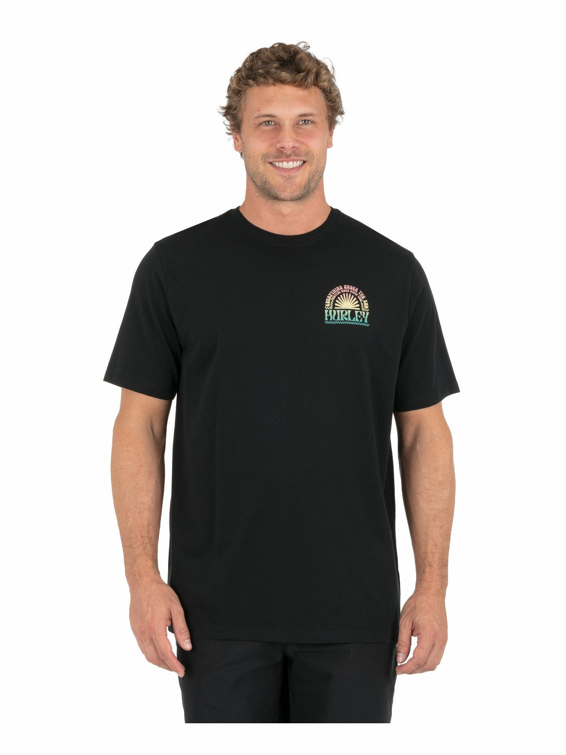 Glyphic Short Sleeve | Hurley Black T-Shirts