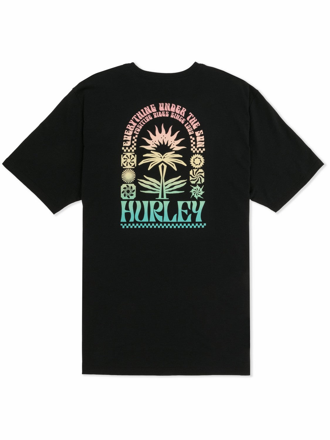Glyphic Short Sleeve | Hurley Black T-Shirts