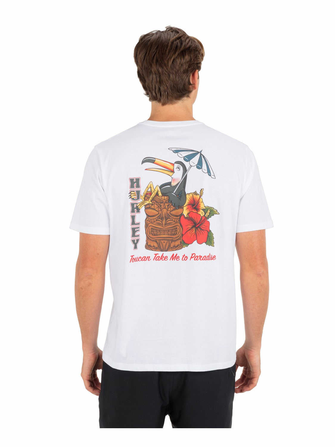 Sippin On Paradise Short Sleeve | Hurley White T-Shirts