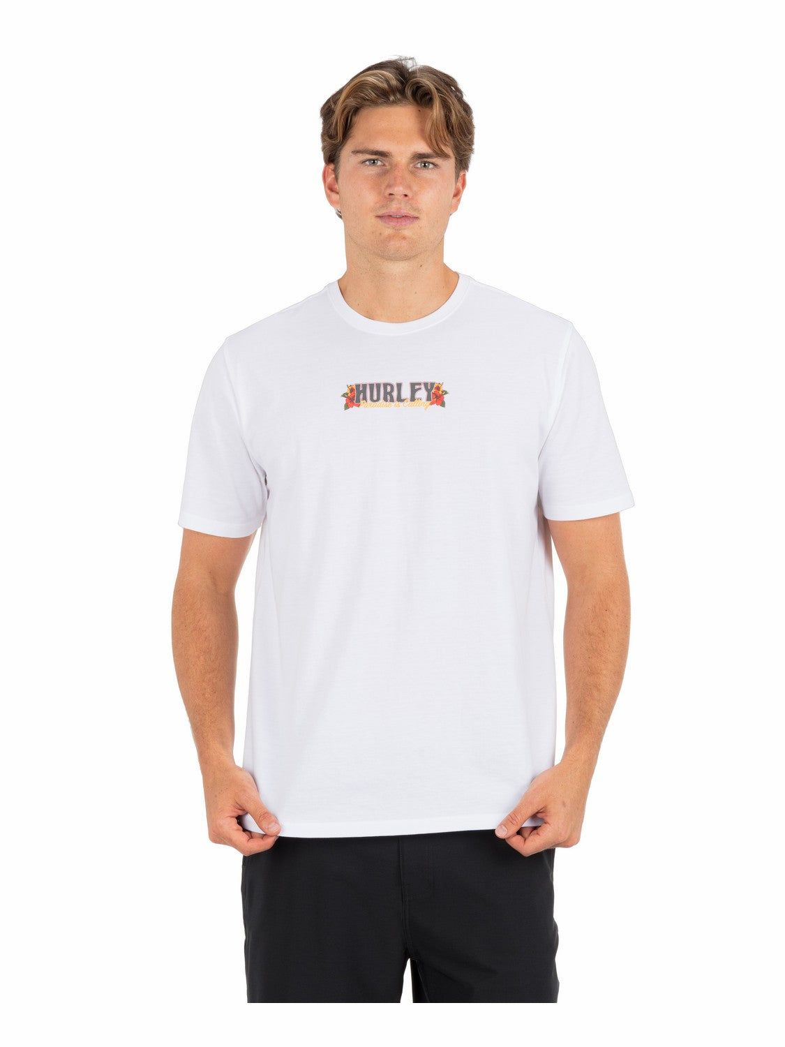 Sippin On Paradise Short Sleeve | Hurley White T-Shirts