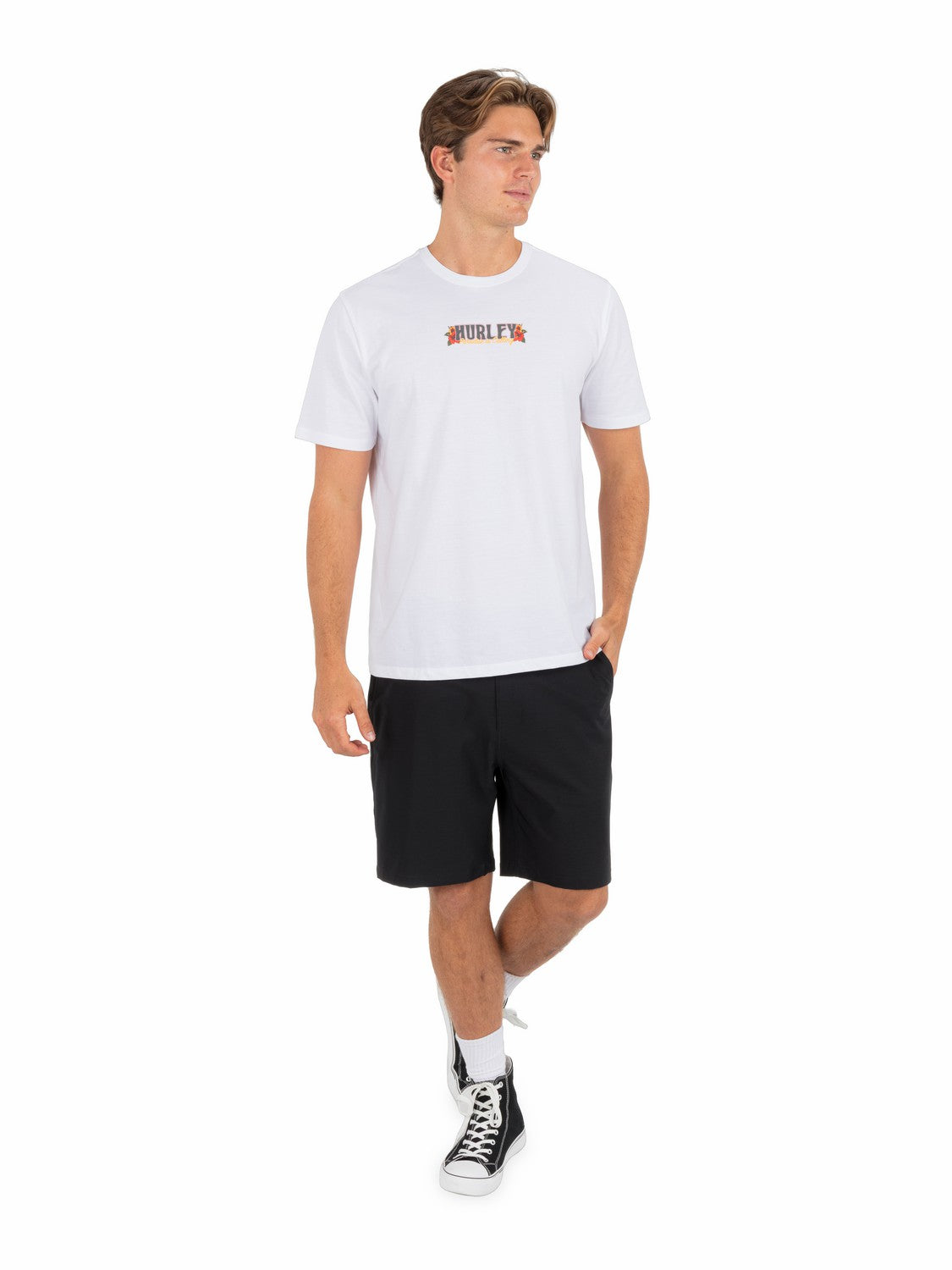 Sippin On Paradise Short Sleeve | Hurley White T-Shirts
