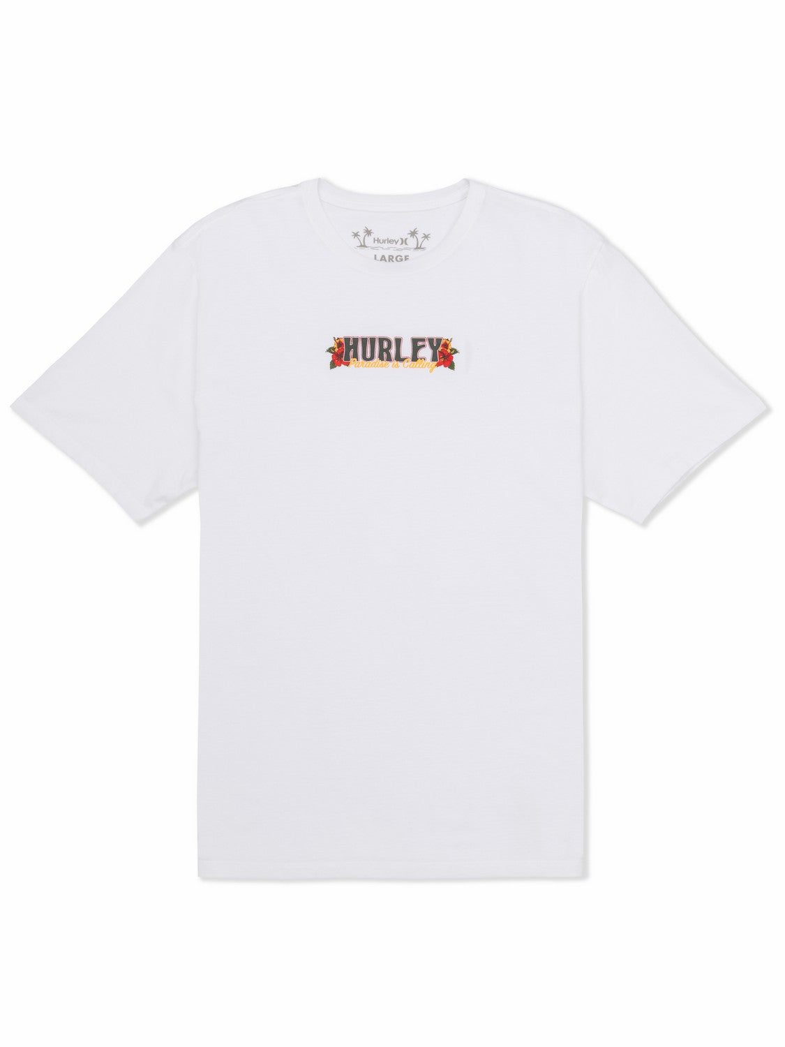 Sippin On Paradise Short Sleeve | Hurley White T-Shirts