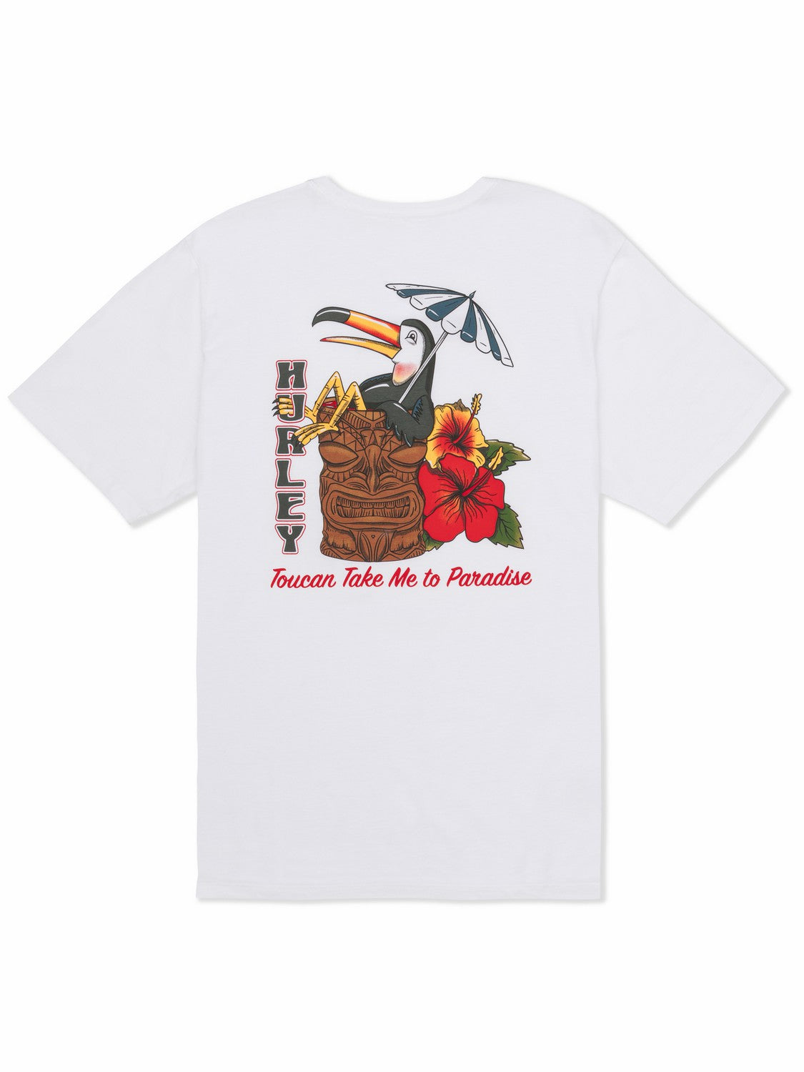 Sippin On Paradise Short Sleeve | Hurley White T-Shirts