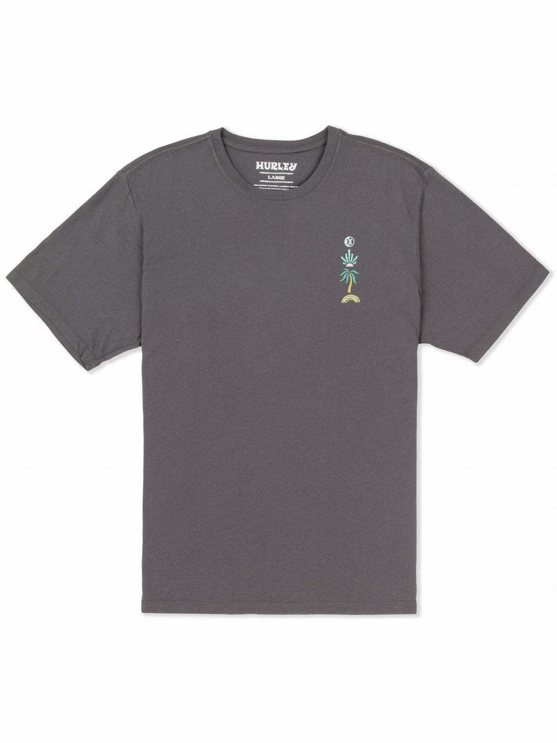 Valley Of Water Short Sleeve | Hurley Ion Grey T-Shirts