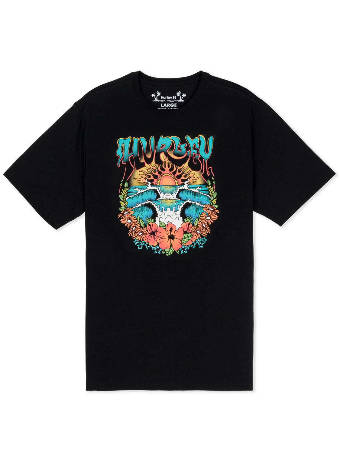Pipeline Short Sleeve | Hurley Black T-Shirts