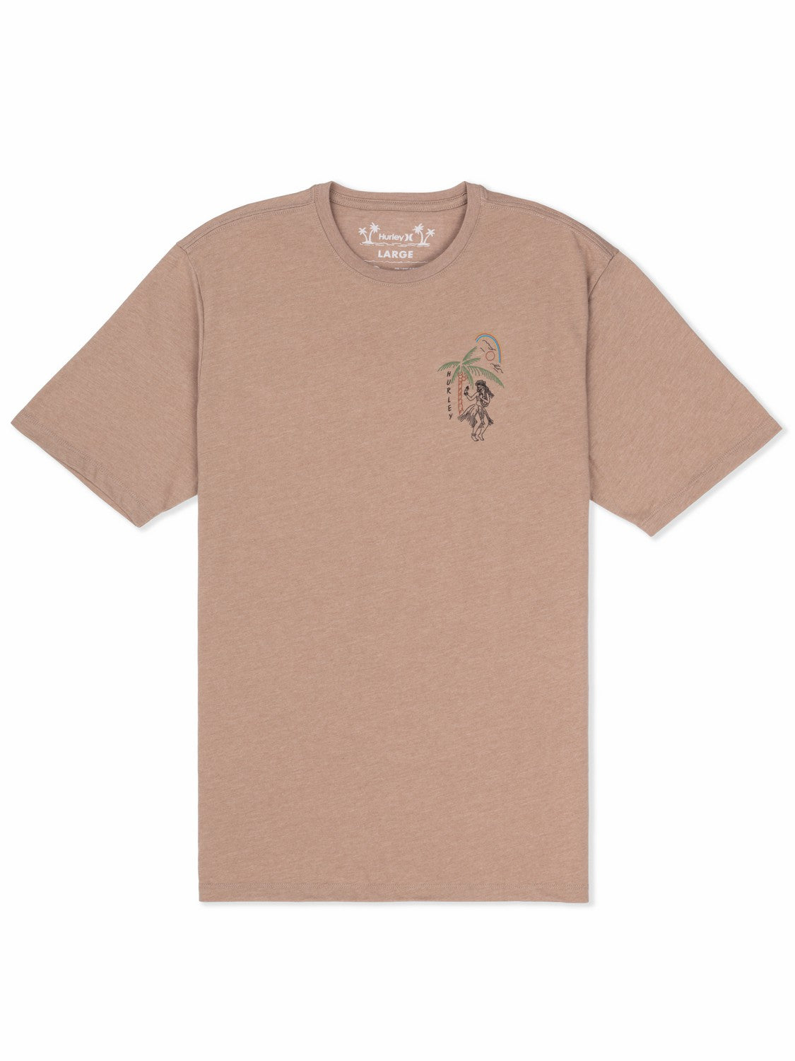 Hula In Paradise Short Sleeve | Hurley Bristlecone Heather T-Shirts