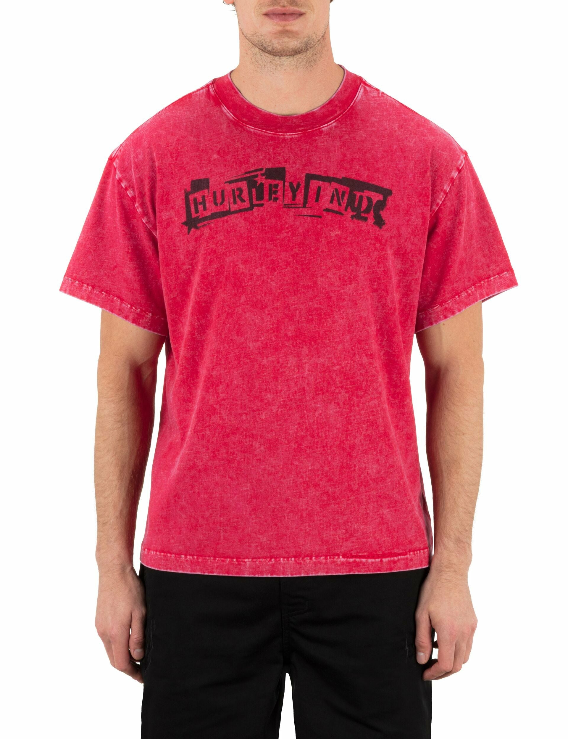 Hurley x Travis Barker Creep Short Sleeve Tee | Hurley Unity Red T-Shirts