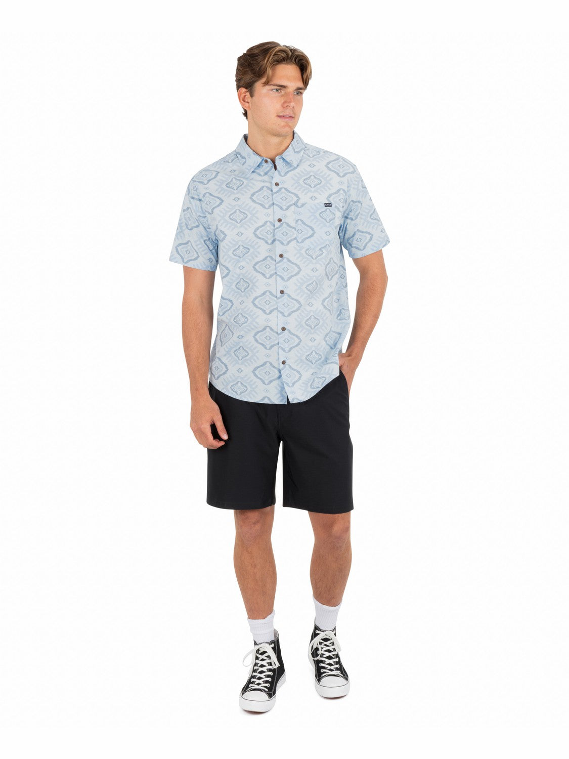 Lido Stretch Short Sleeve | Hurley Iceland Button Downs