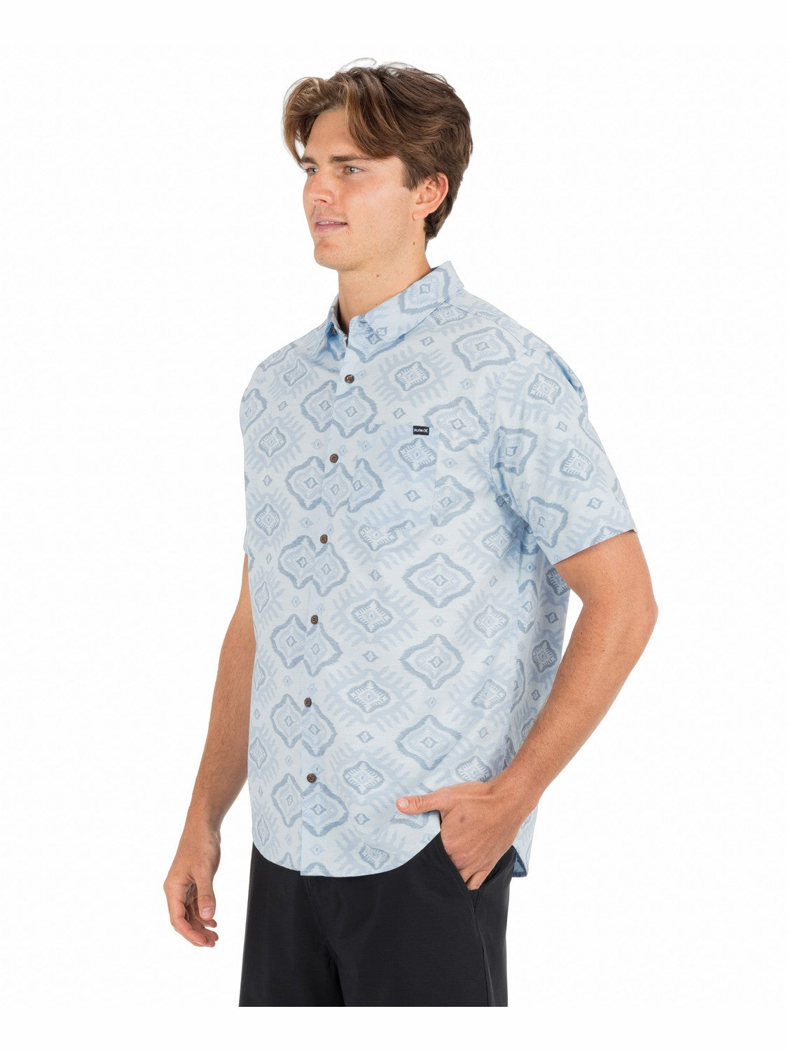 Lido Stretch Short Sleeve | Hurley Iceland Button Downs
