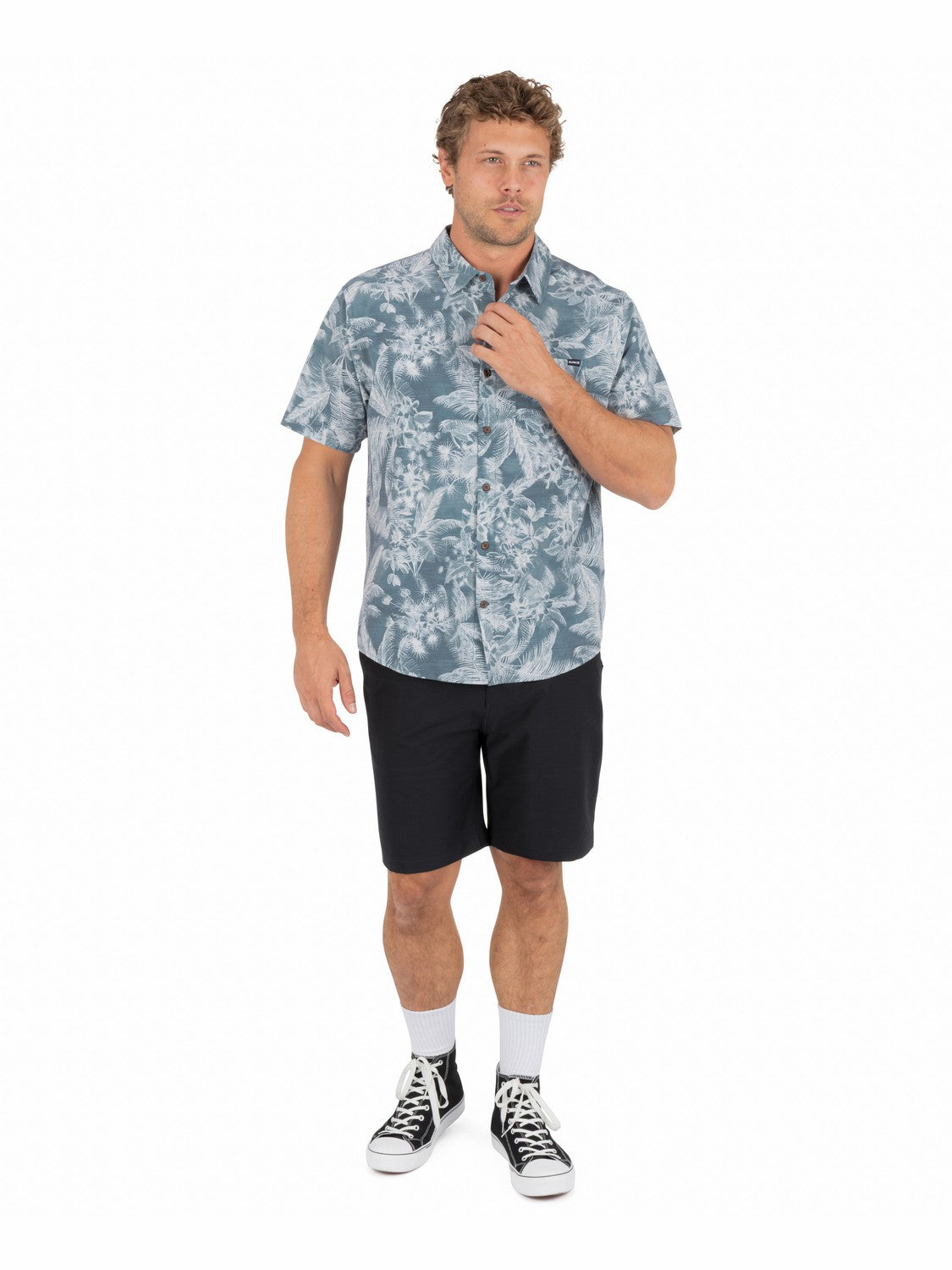 Newport Stretch Short Sleeve | Hurley Monsoon Button Downs