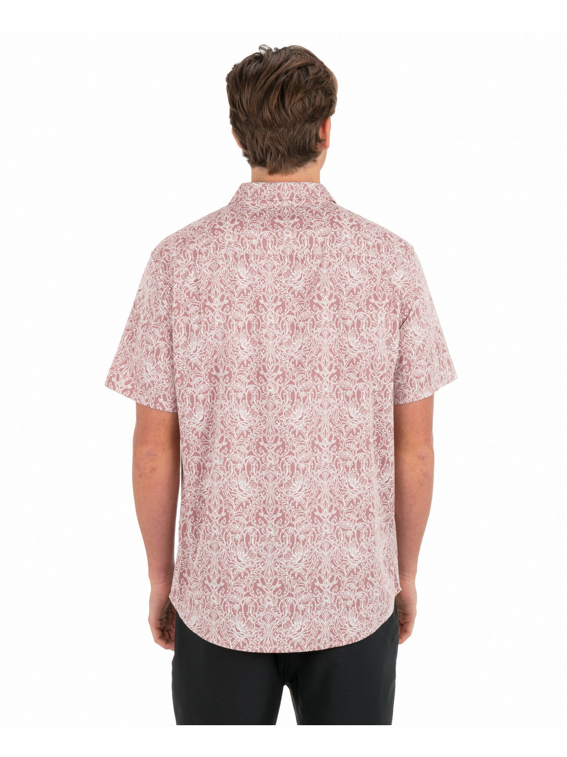 Lido Stretch Short Sleeve | Hurley Phantom Rose Button Downs