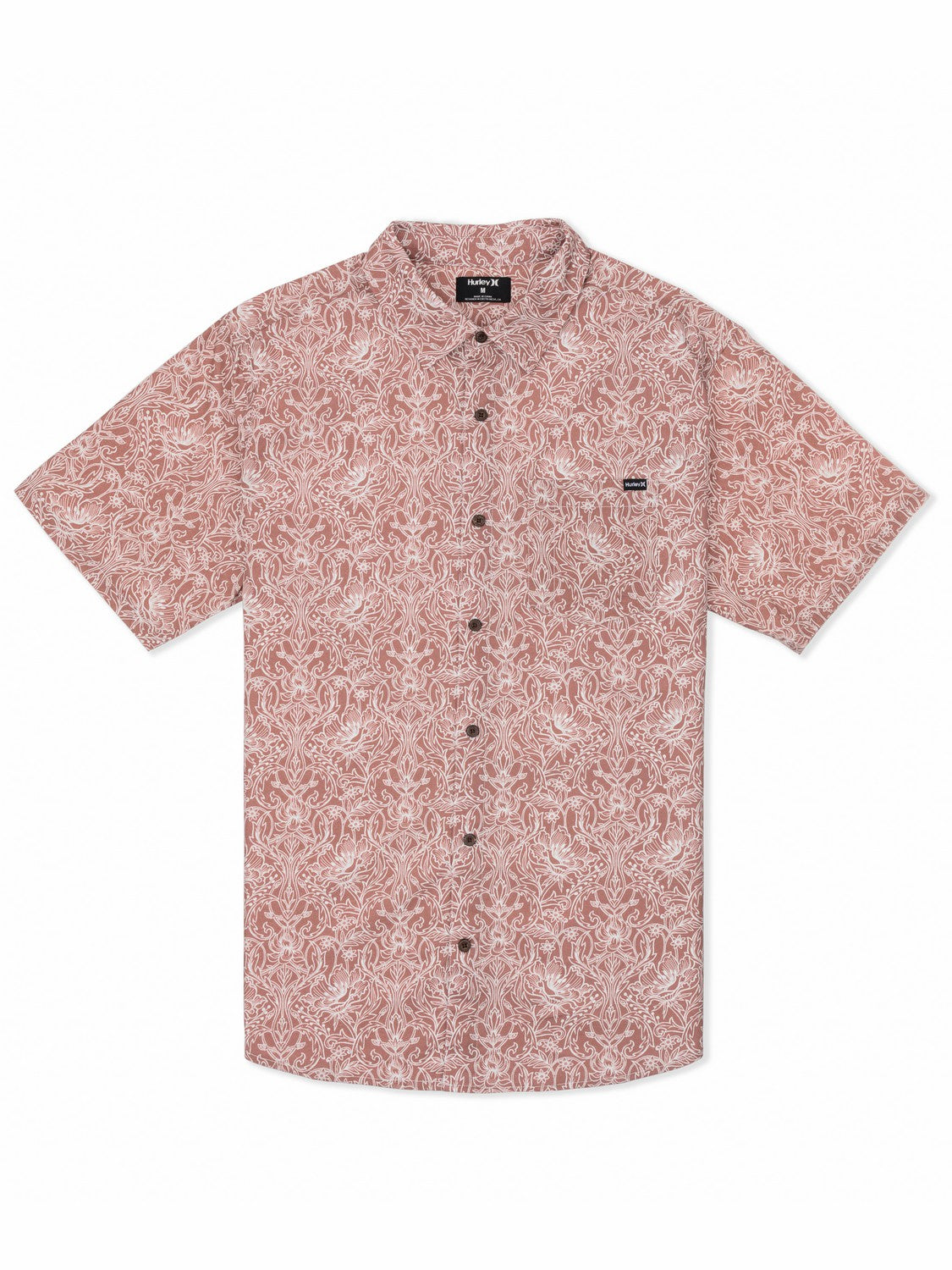 Lido Stretch Short Sleeve | Hurley Phantom Rose Button Downs