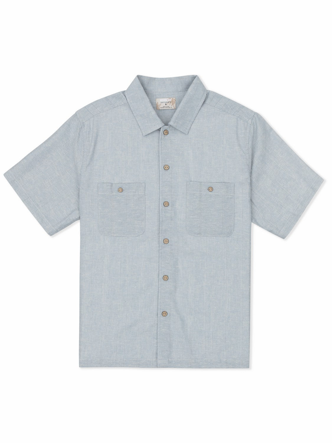 Hemp Malibu Short Sleeve | Hurley Worker Blue Button Downs
