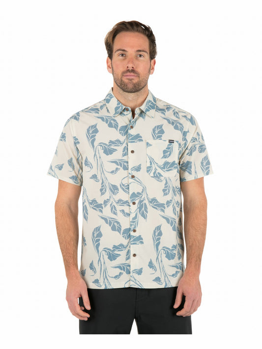 Aero Short Sleeve | Hurley Bone Combo Button Downs