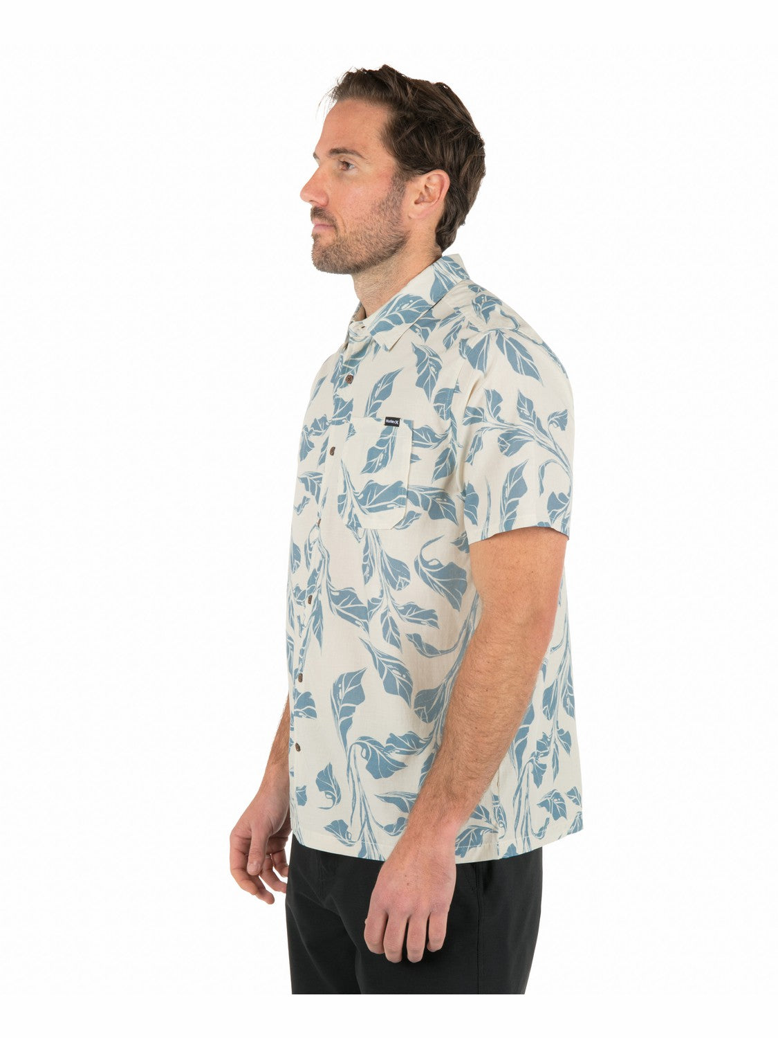 Aero Short Sleeve | Hurley Bone Combo Button Downs