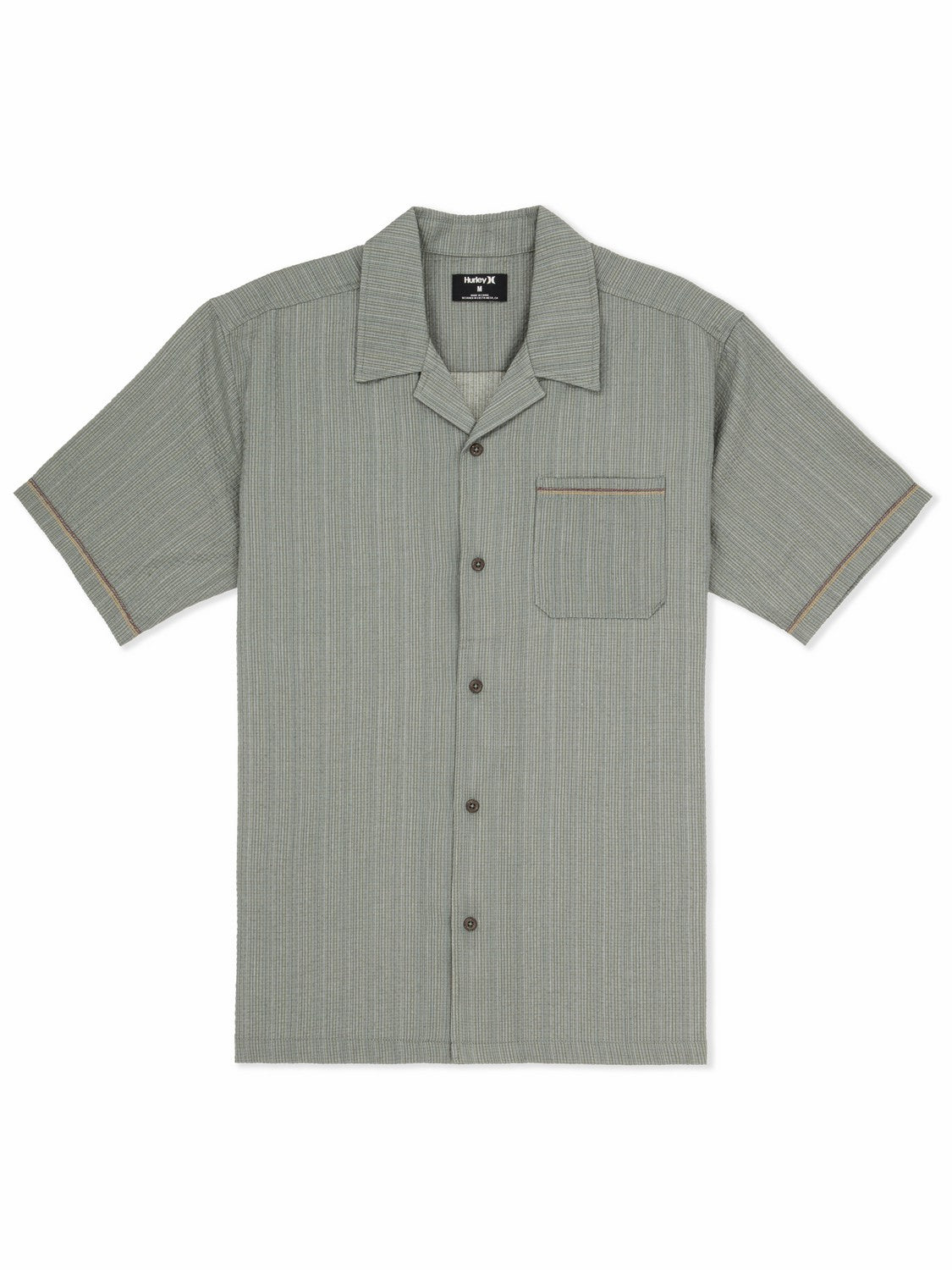 Lay Day Camp Short Sleeve | Hurley Army Button Downs