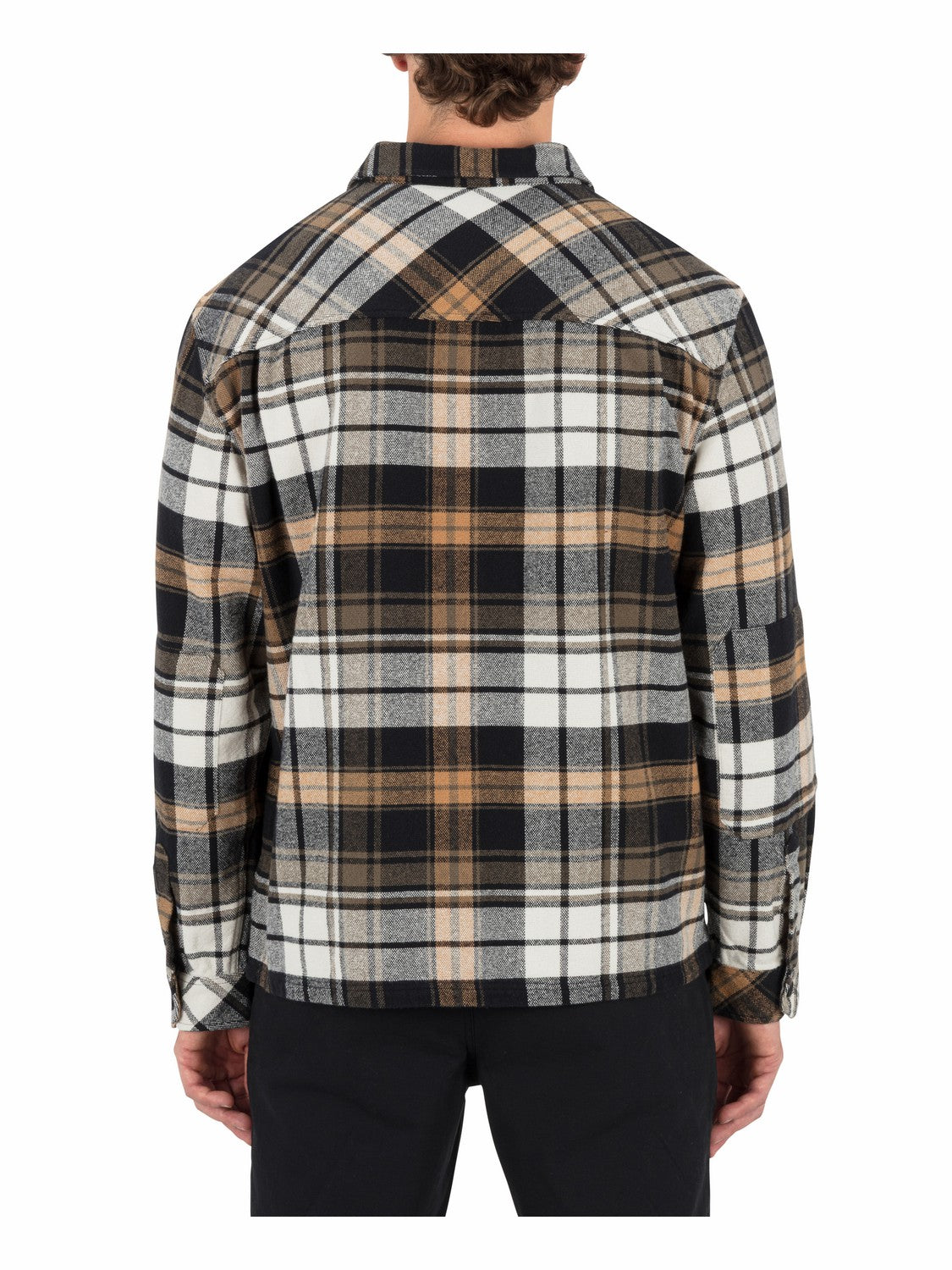 Santa Cruz Seaside Flannel Long Sleeve | Hurley Black Button Downs