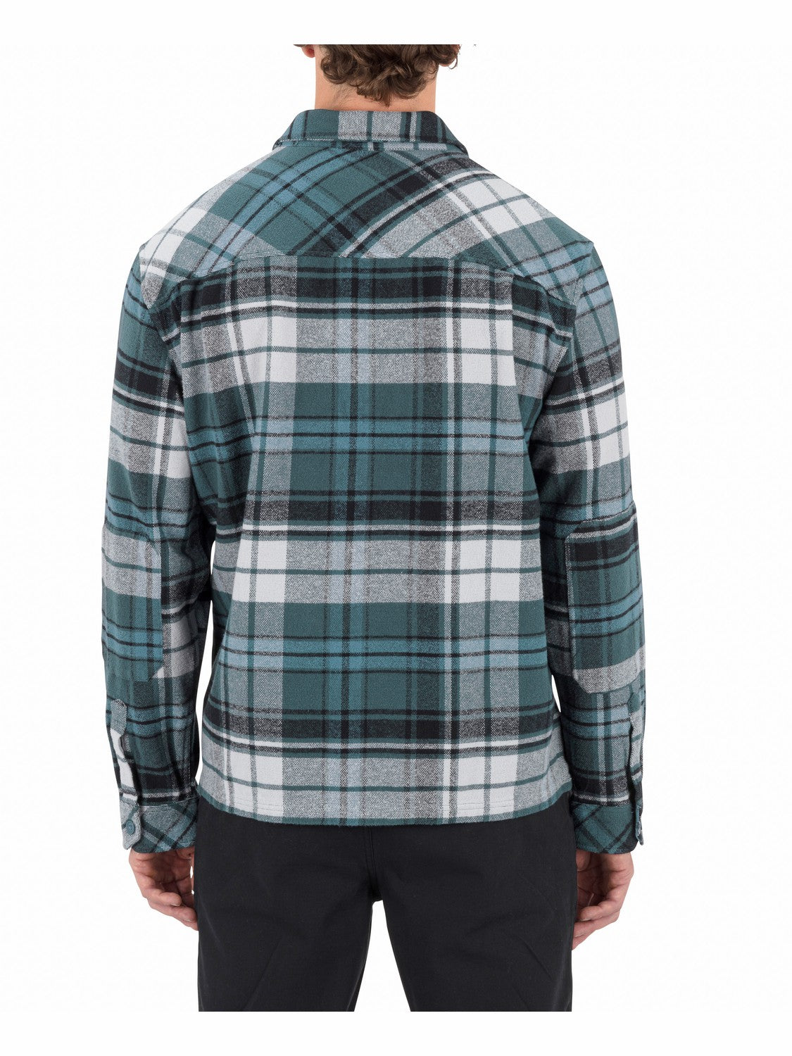Santa Cruz Seaside Flannel Long Sleeve | Hurley Armored Navy Button Downs