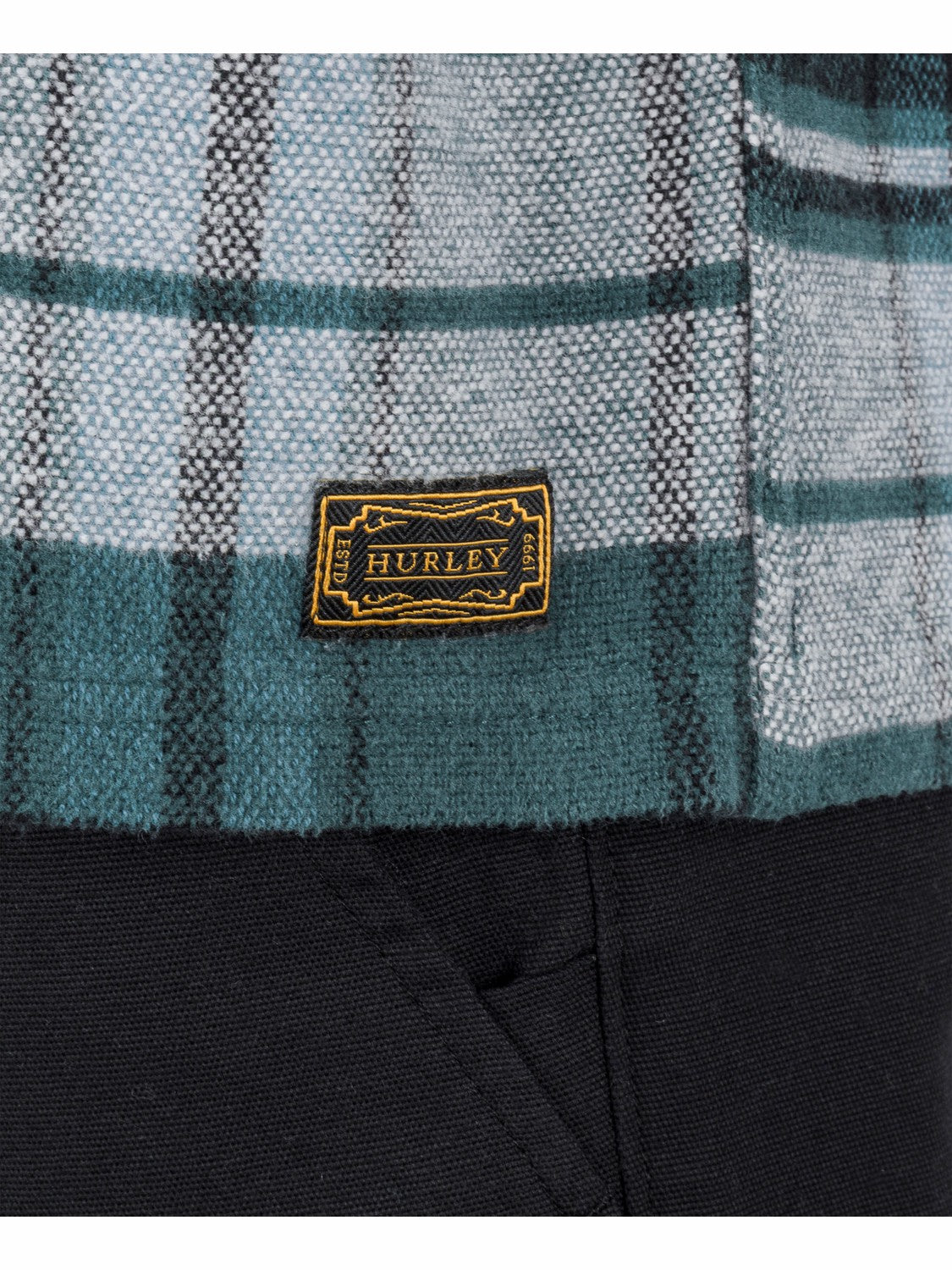 Santa Cruz Seaside Flannel Long Sleeve | Hurley Armored Navy Button Downs