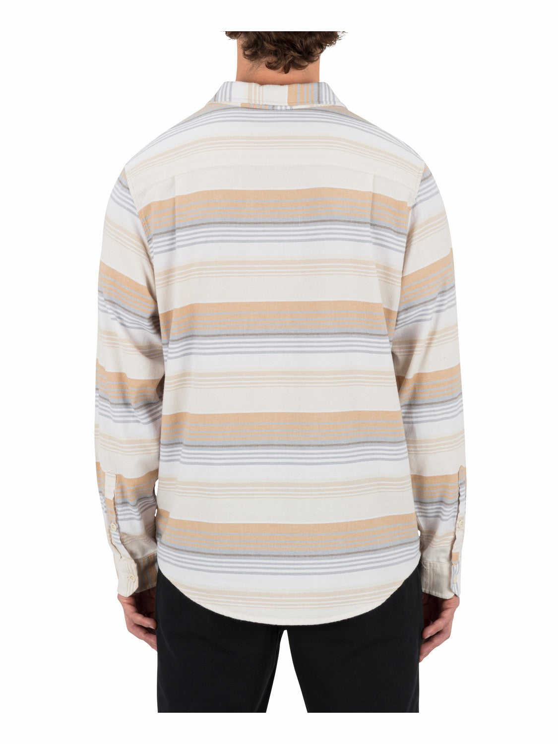 Portland Stripe Stretch Flannel Long Sleeve | Hurley White Button Downs