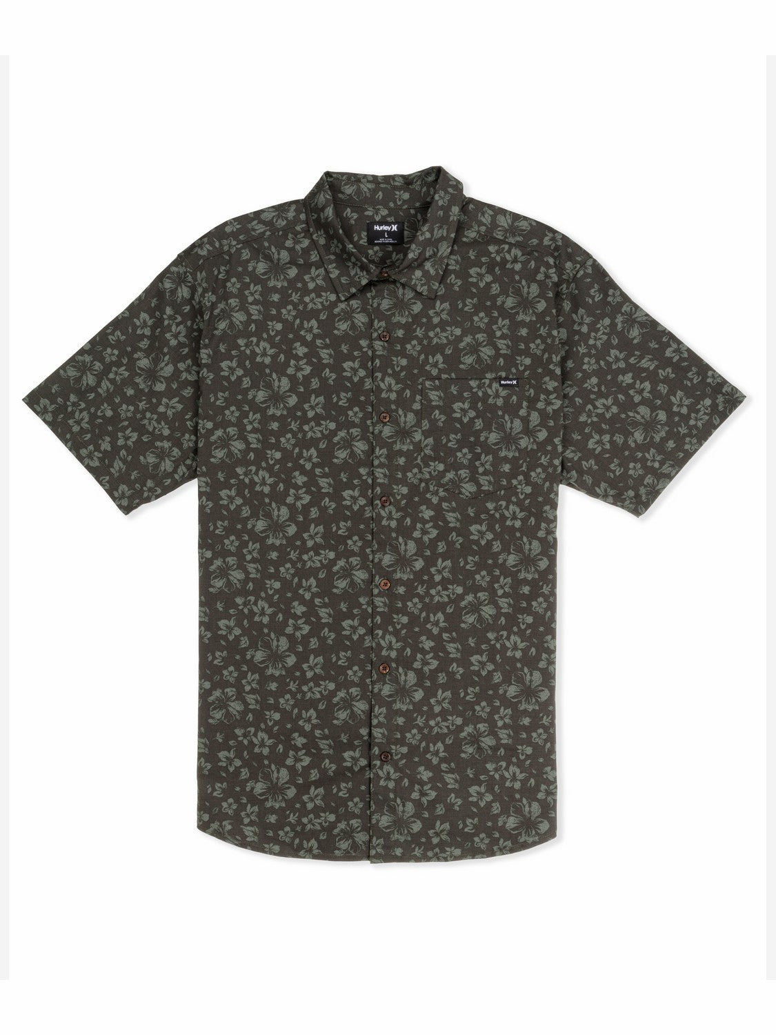 Lido Stretch Short Sleeve | Hurley Cargo Button Downs
