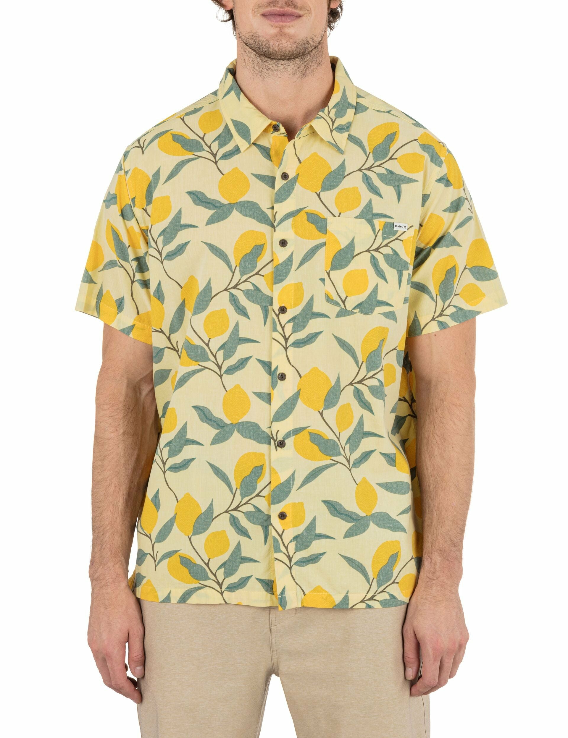 Rincon Short Sleeve Printed Shirt | Hurley PINEAPPLE Button Downs