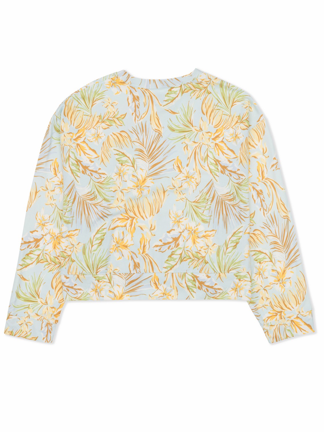 Fall Palms Boxy Crew | Hurley STARLIGHT BLUE Sweatshirts & Sweaters