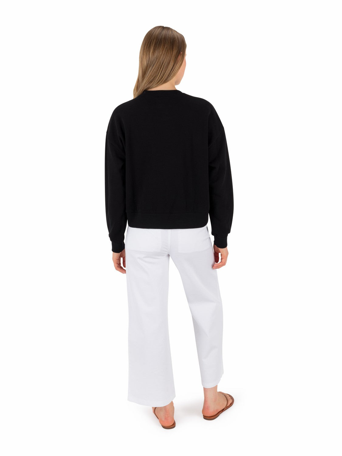 Worthy Boxy Crew | Hurley BLACK Sweatshirts & Sweaters