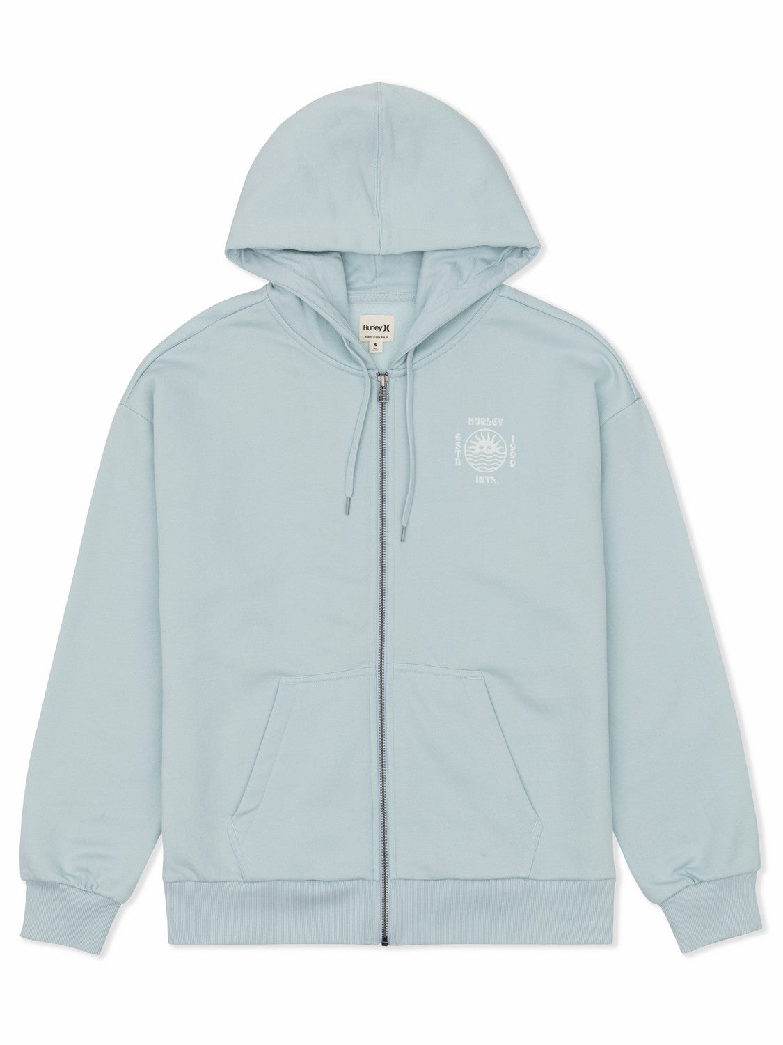 Bliss Crop Zip Hoodie | Hurley STARLIGHT BLUE Sweatshirts & Sweaters