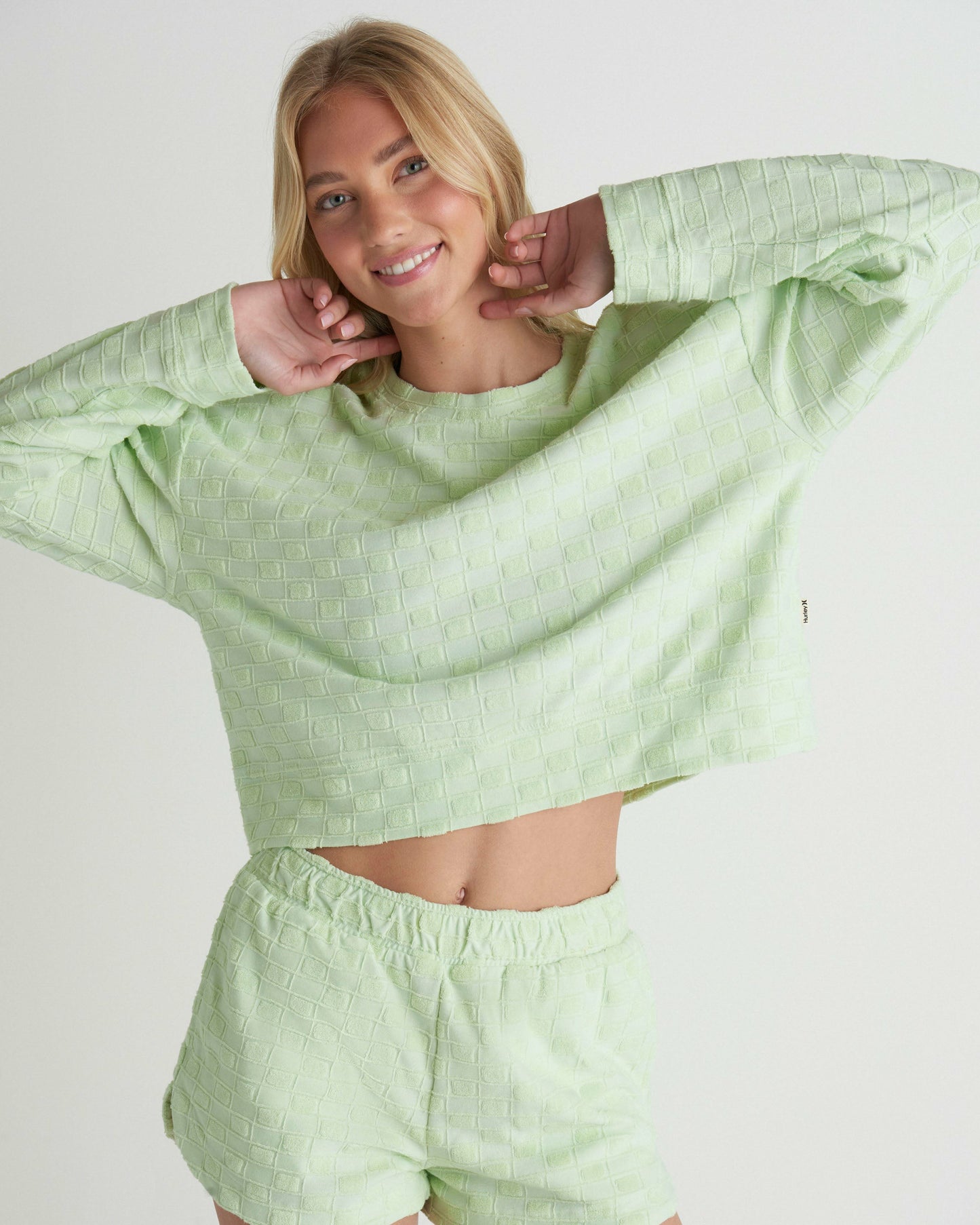Venice Terry Boxy Crew Sweatshirt | Hurley Spray Sweatshirts & Sweaters