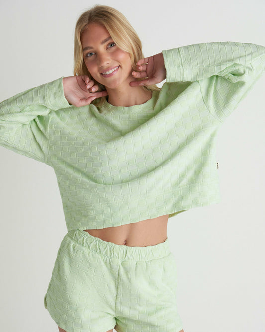 Venice Terry Boxy Crew Sweatshirt | Hurley Spray Sweatshirts & Sweaters
