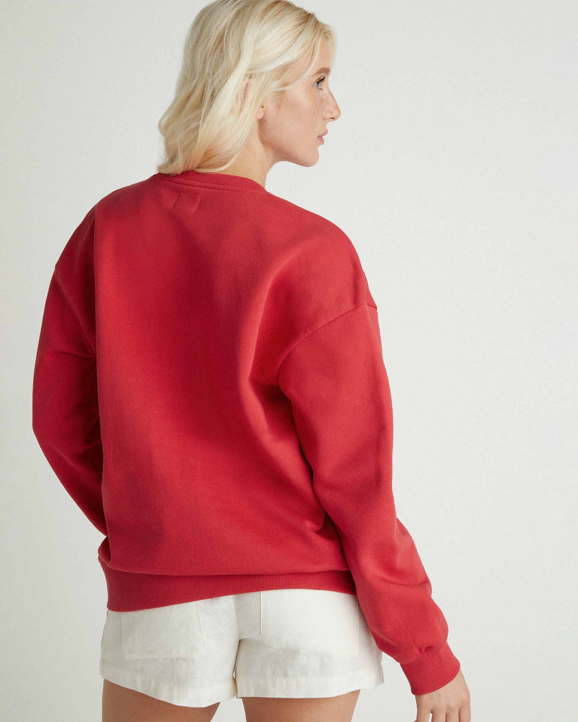 Collegiate Crew | Hurley Rococco Red Sweatshirts & Sweaters