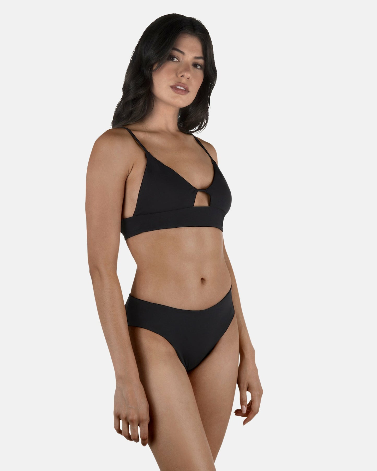 Solid Bralette Bikini Top | Hurley Black Bikinis