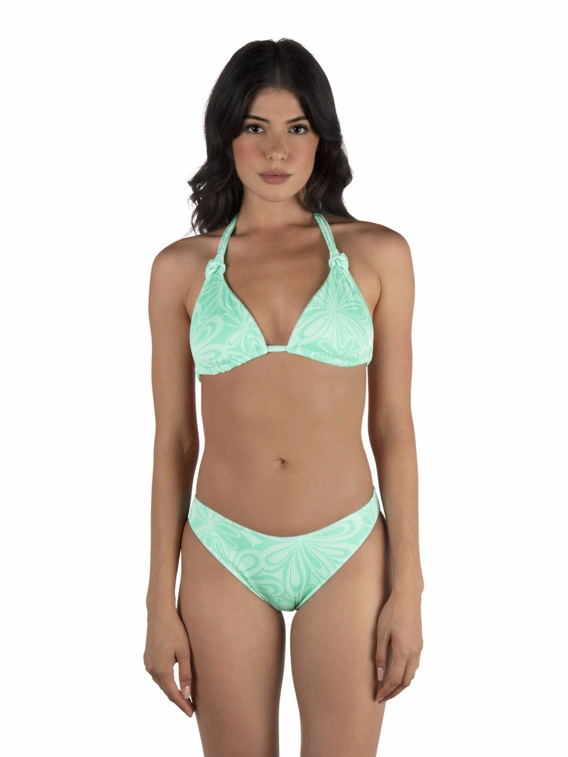 Daisy Burst Moderate Bottom | Hurley Bright Seaspray Bikinis