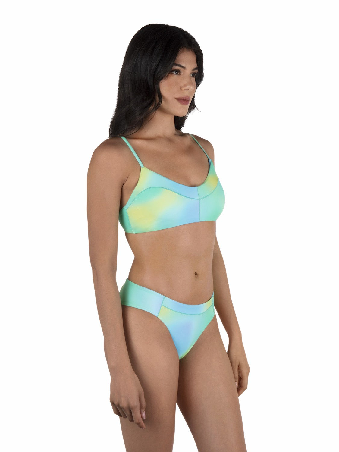 Sunset Ombre Max Solid Bralette | Hurley Limeaide Bikinis
