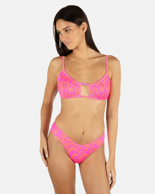 Trip Hop Scoop Front Bralette | Hurley Maraschino Bikinis