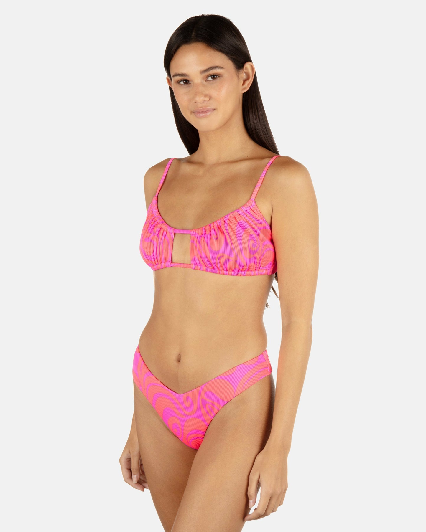 Trip Hop Scoop Front Bralette | Hurley Maraschino Bikinis