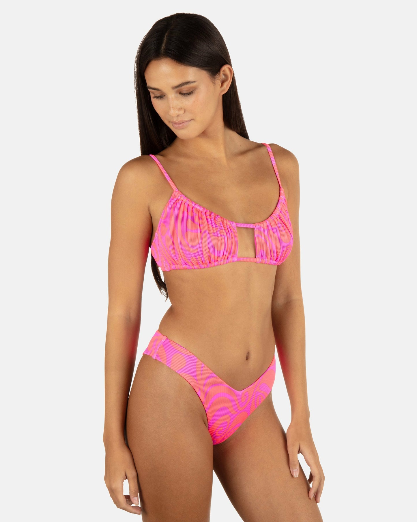 Trip Hop Scoop Front Bralette | Hurley Maraschino Bikinis