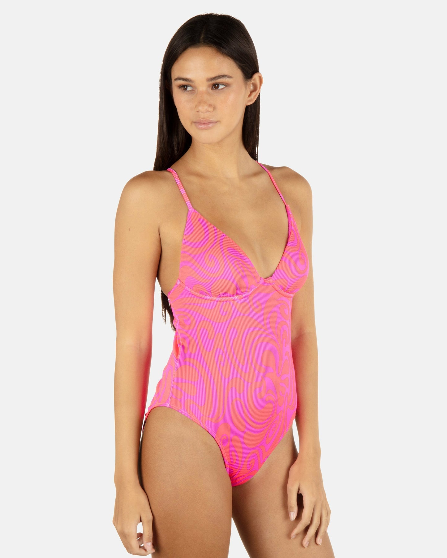 Trip Hop Moderate One Piece | Hurley Maraschino Bikinis